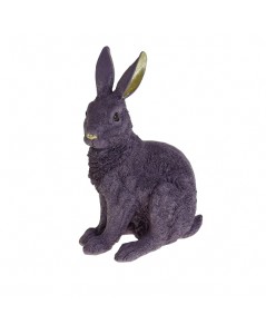 Lapin assis Violet